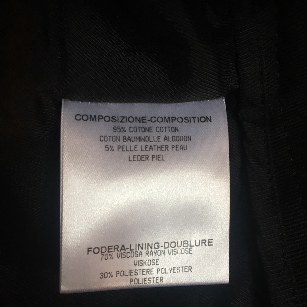 GUCCI - Pleated Leather Trim Miniskirt Black, L - Picture 4 of 5